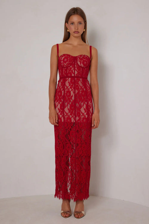 Alessandra Dress - Red