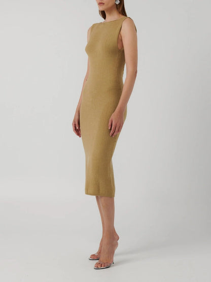 Knit Dress - Marigold - SHOPJAUS - JAUS