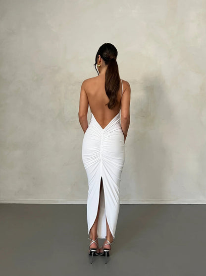 Lydia Dress - White - SHOPJAUS - JAUS