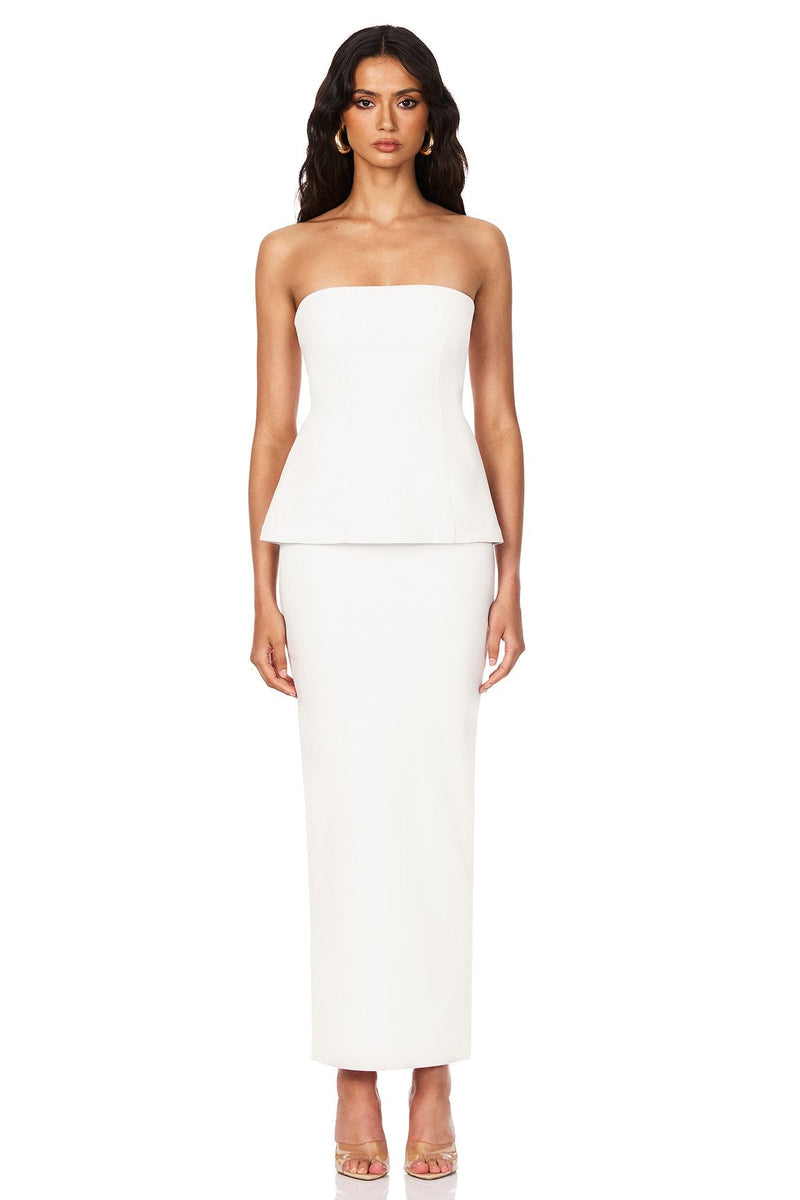 Nookie Caroline Maxi Skirt - Ivory - SHOPJAUS - JAUS