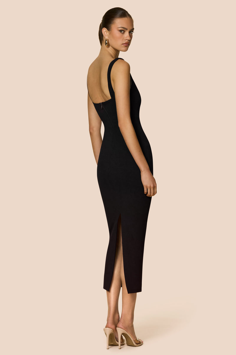 Nookie Elle Midi Dress - Black
