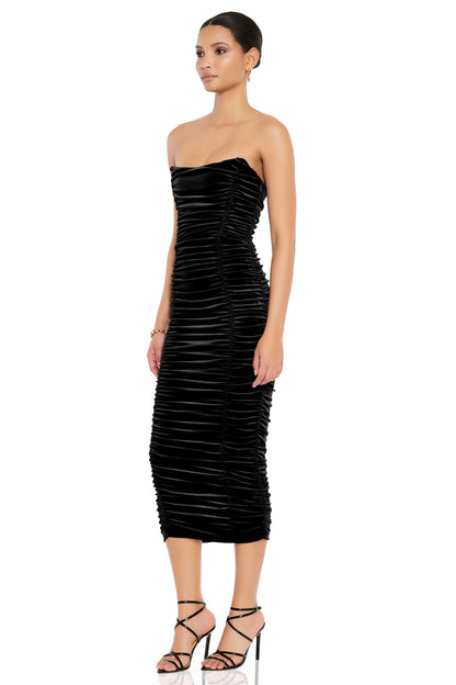 Nookie Verve Midi Dress - Black - SHOPJAUS - JAUS