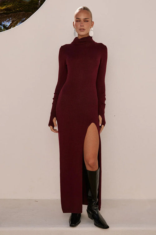 Patricia Maxi Dress - Burnt Red